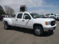 Front 3/4 View of 2011 Sierra 3500HD SLE Crew Cab 4x4 Dually