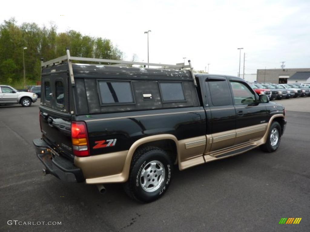 1999 Silverado 1500 Z71 Extended Cab 4x4 - Onyx Black / Medium Oak photo #6