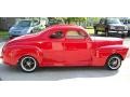 Red 1940 Ford DeLuxe Custom Coupe