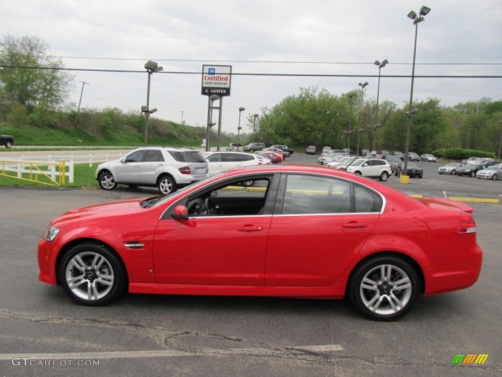 Liquid Red 2009 Pontiac G8 Sedan Exterior Photo #48854524