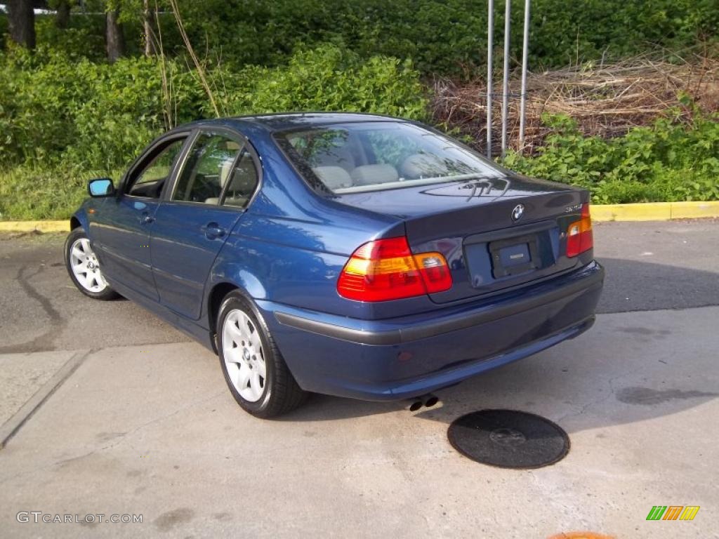 2004 3 Series 325i Sedan - Mystic Blue Metallic / Sand photo #3