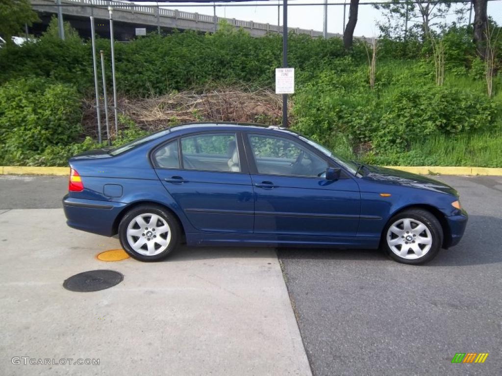 2004 3 Series 325i Sedan - Mystic Blue Metallic / Sand photo #7