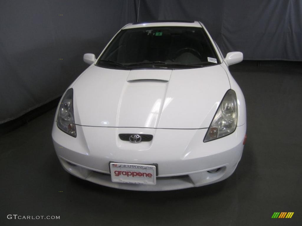 2000 Celica GT - Super White / Black photo #2