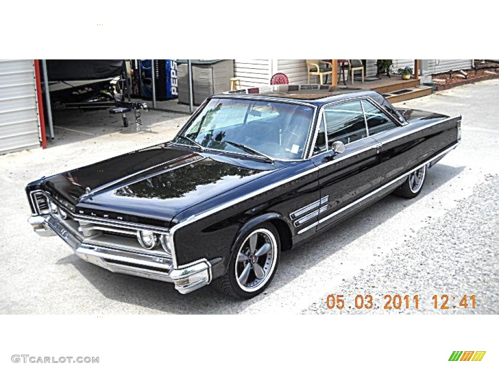 Black 1966 Chrysler 300 2-Door Hardtop Exterior Photo #48856012