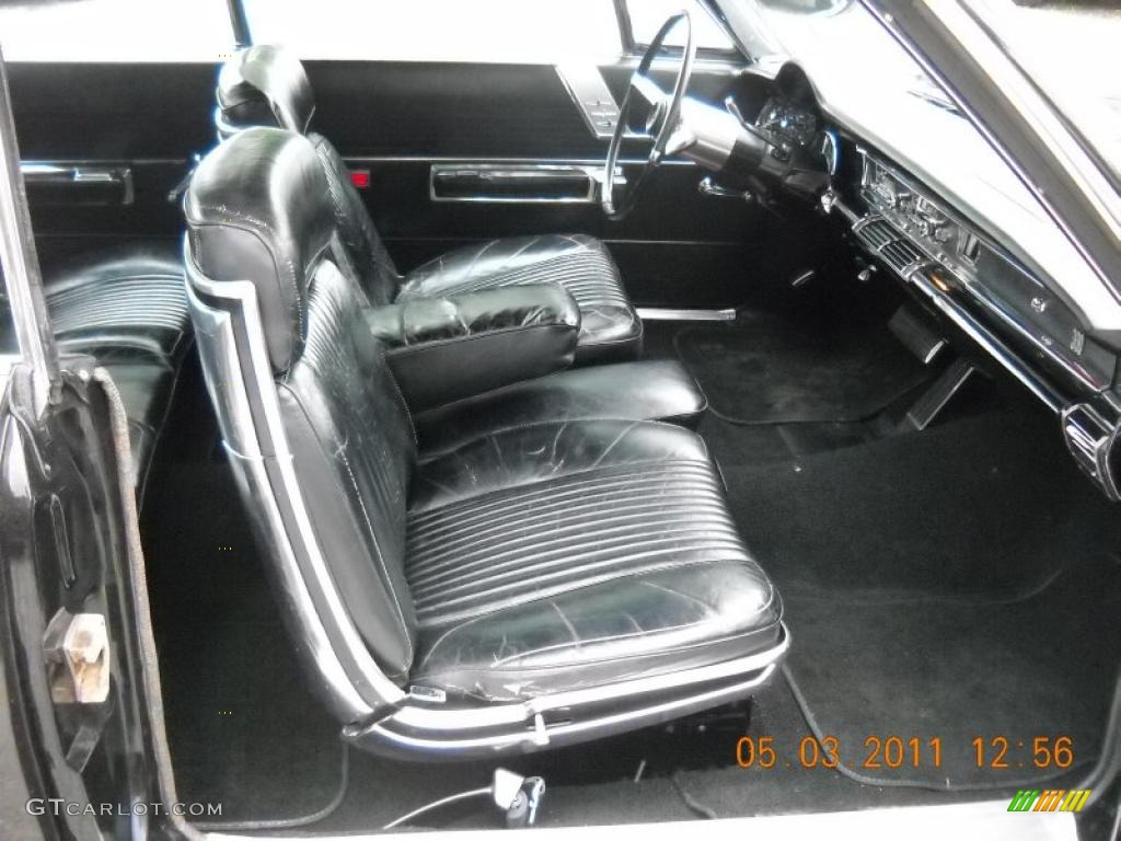 Black Interior 1966 Chrysler 300 2-Door Hardtop Photo #48856773