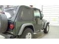 2005 Moss Green Pearlcoat Jeep Wrangler X 4x4  photo #11