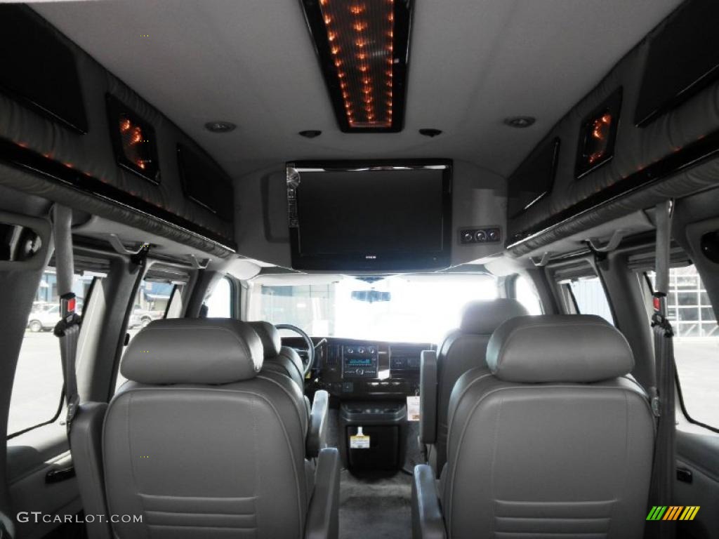 2010 Savana Van LS 1500 Passenger Conversion - Onyx Black / Medium Pewter photo #24