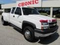 2007 Summit White Chevrolet Silverado 3500HD Classic LT Extended Cab Dually 4x4  photo #1