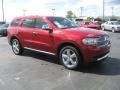 2011 Inferno Red Crystal Pearl Dodge Durango Citadel  photo #3