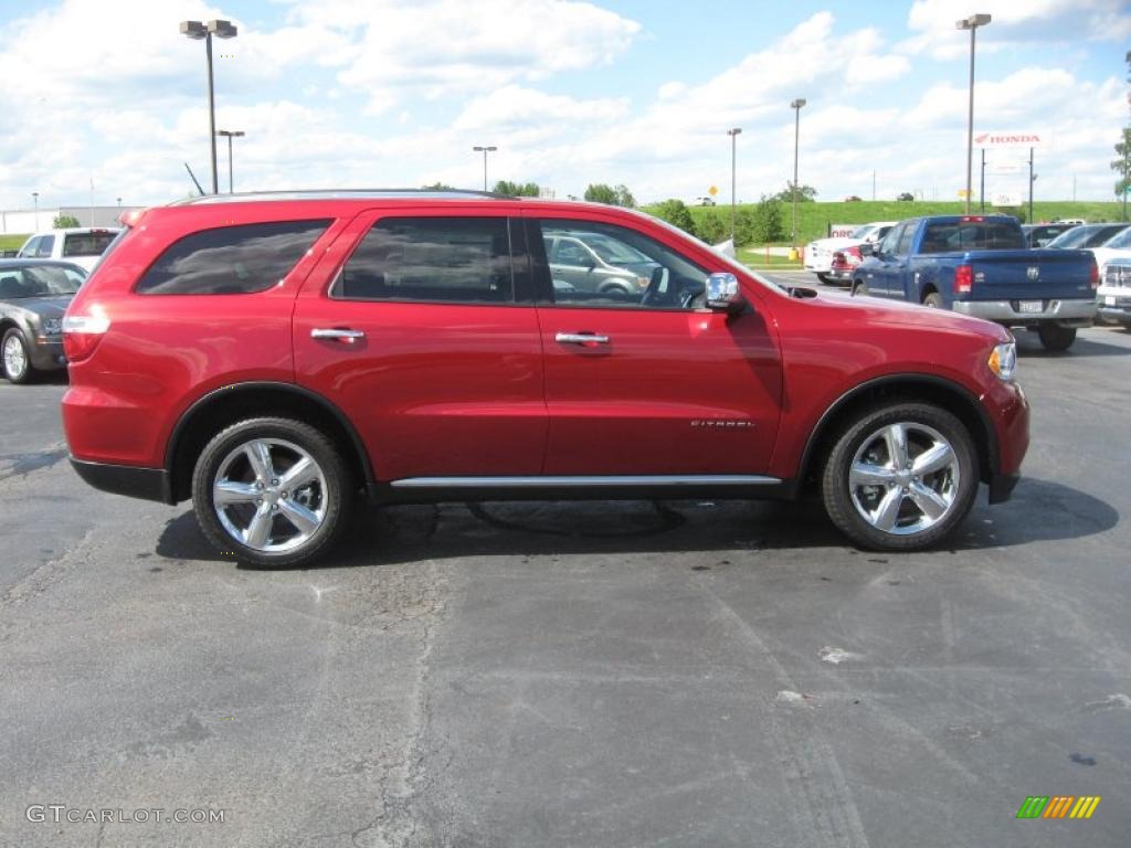 Inferno Red Crystal Pearl 2011 Dodge Durango Citadel Exterior Photo #48860797