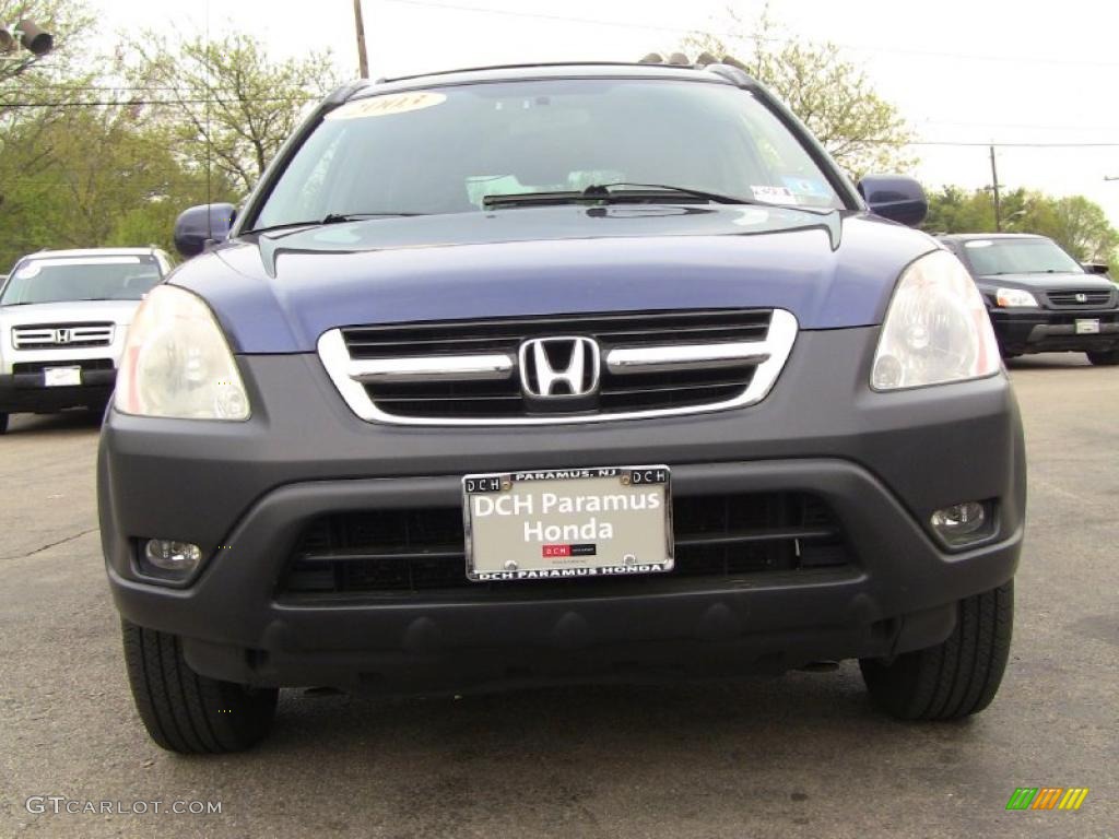 2003 CR-V EX 4WD - Eternal Blue Pearl / Gray photo #11