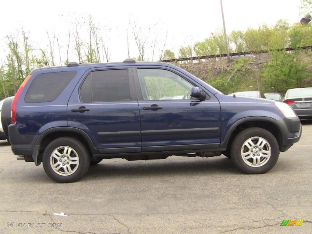 2003 CR-V EX 4WD - Eternal Blue Pearl / Gray photo #13