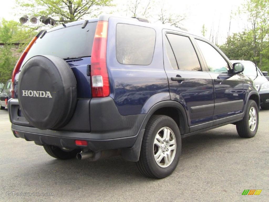 2003 CR-V EX 4WD - Eternal Blue Pearl / Gray photo #14