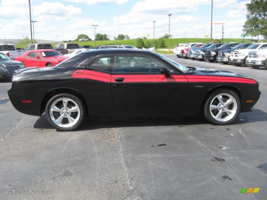Brilliant Black Crystal Pearl 2011 Dodge Challenger R/T Classic Exterior Photo #48861235