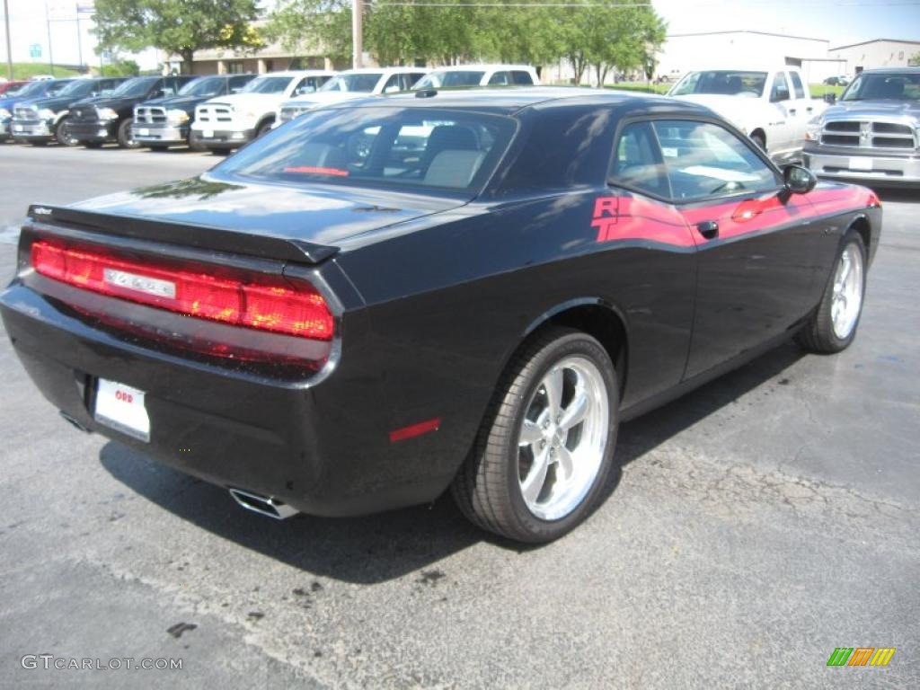 Brilliant Black Crystal Pearl 2011 Dodge Challenger R/T Classic Exterior Photo #48861247