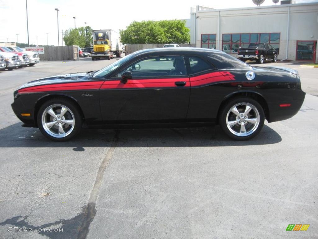 Brilliant Black Crystal Pearl 2011 Dodge Challenger R/T Classic Exterior Photo #48861283