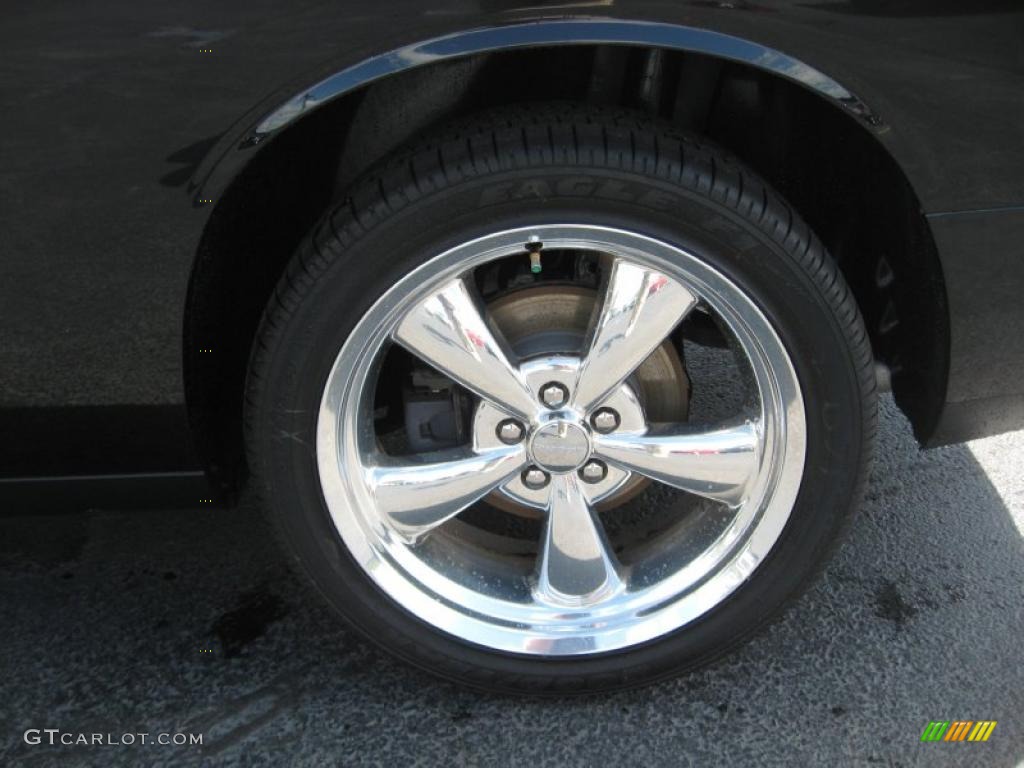 2011 Challenger R/T Classic - Brilliant Black Crystal Pearl / Dark Slate Gray photo #16