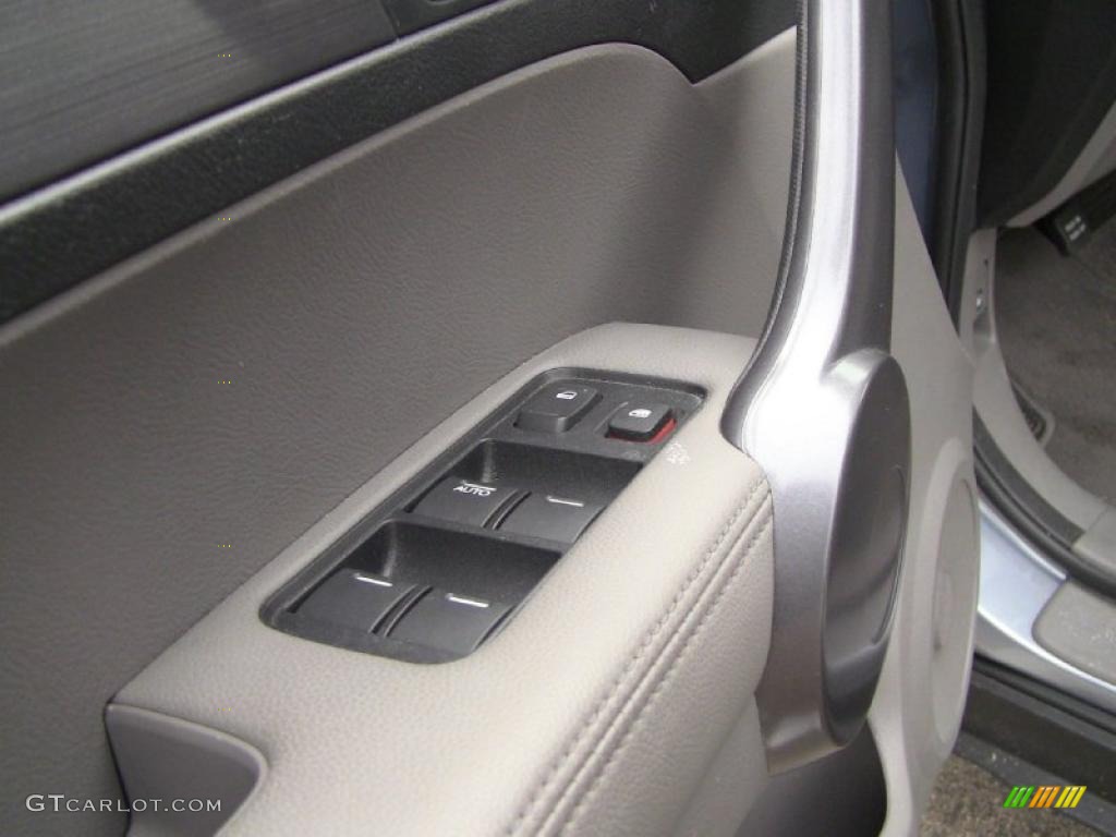 2008 CR-V EX-L 4WD - Glacier Blue Metallic / Gray photo #11
