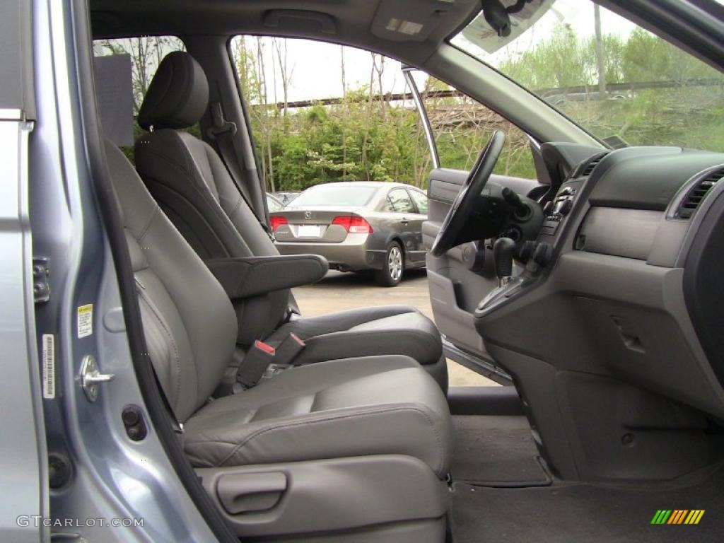 2008 CR-V EX-L 4WD - Glacier Blue Metallic / Gray photo #15