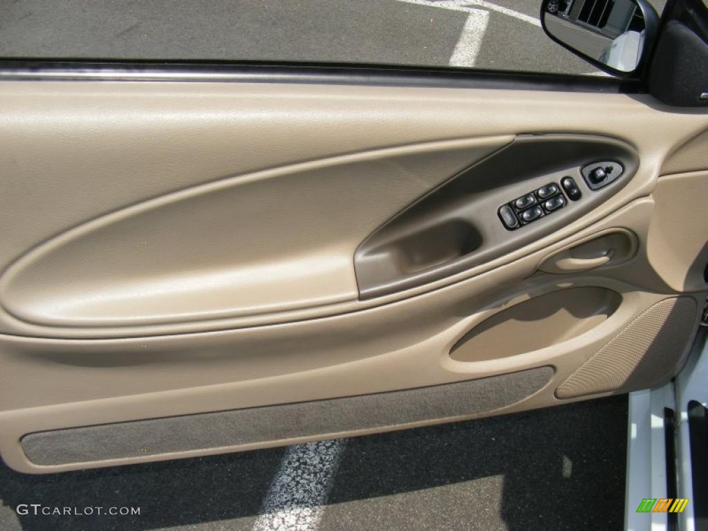 2004 Ford Mustang GT Convertible Medium Parchment Door Panel Photo #48861793