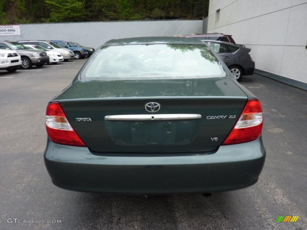 2003 Camry XLE V6 - Aspen Green Pearl / Taupe photo #3