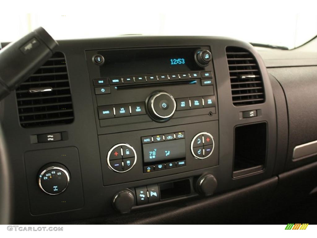 2008 Sierra 1500 SLT Extended Cab 4x4 - Silver Birch Metallic / Ebony photo #9