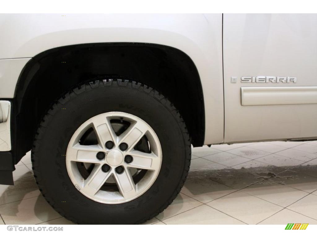 2008 Sierra 1500 SLT Extended Cab 4x4 - Silver Birch Metallic / Ebony photo #15