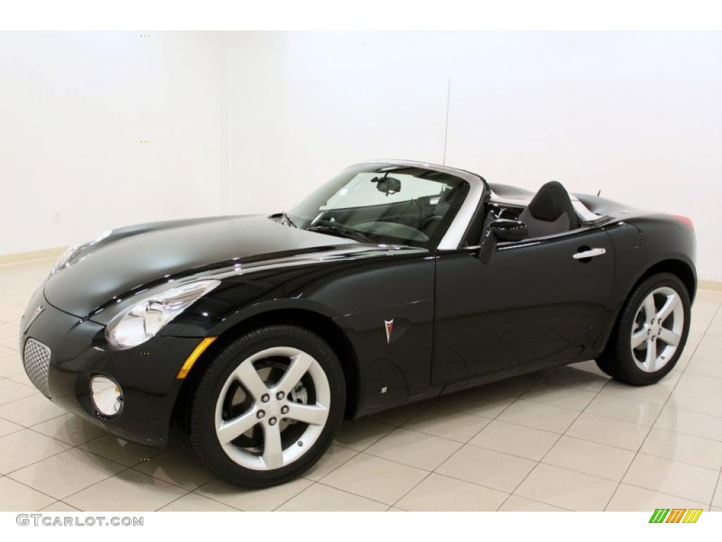 Mysterious Black 2008 Pontiac Solstice Roadster Exterior Photo #48863494
