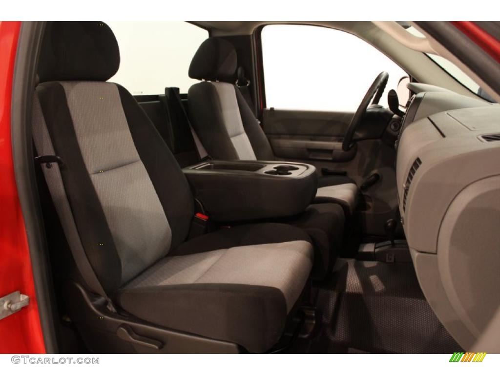 2008 Sierra 1500 Regular Cab 4x4 - Fire Red / Dark Titanium photo #10