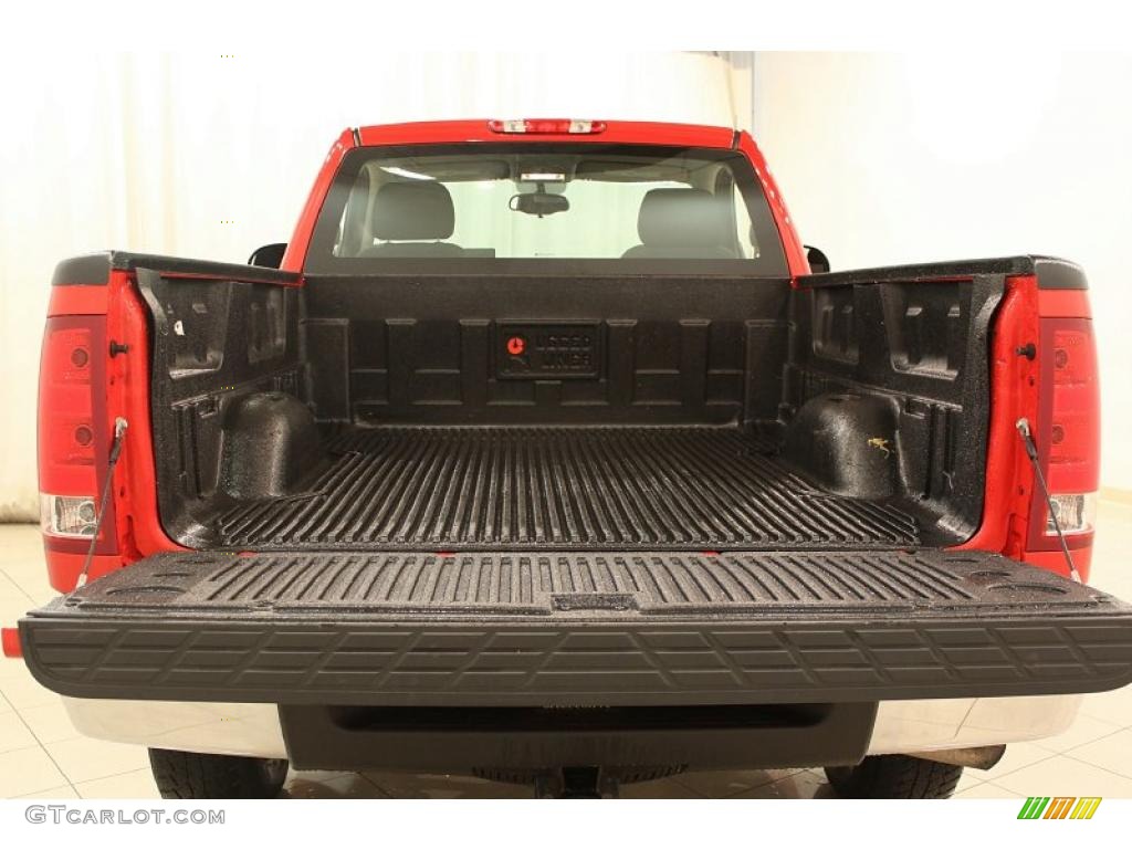 2008 Sierra 1500 Regular Cab 4x4 - Fire Red / Dark Titanium photo #11