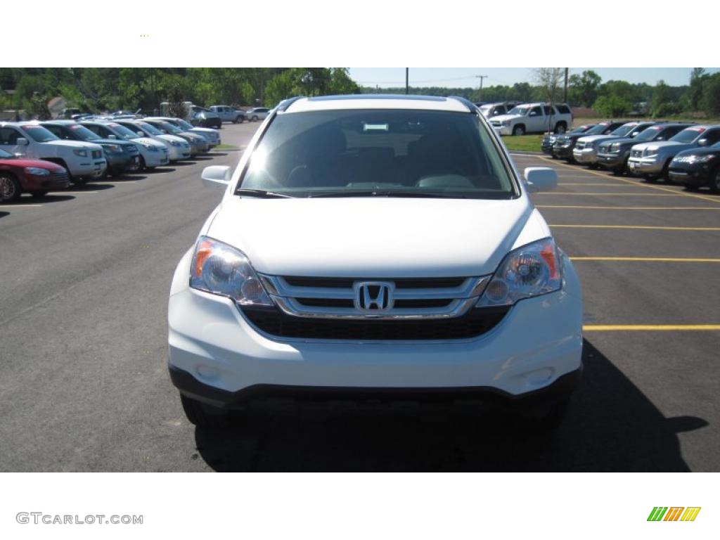 2011 CR-V EX-L - Taffeta White / Gray photo #8
