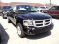 2011 Brilliant Black Crystal Pearl Dodge Dakota Big Horn Extended Cab  photo #3