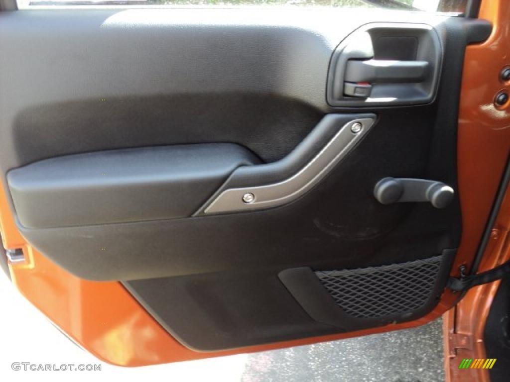 2011 Wrangler Sport S 4x4 - Mango Tango Pearl / Black photo #4