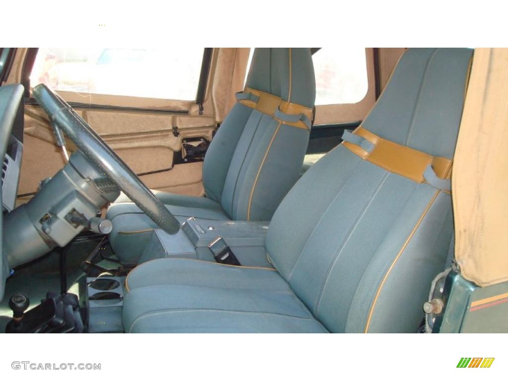 Green/Saddle Interior 1994 Jeep Wrangler Sahara 4x4 Photo #48865462