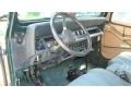 Green/Saddle Interior Photo for 1994 Jeep Wrangler #48865471