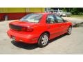 1996 Bright Red Pontiac Sunfire SE Sedan  photo #3