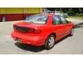 1996 Bright Red Pontiac Sunfire SE Sedan  photo #4
