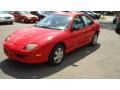 1996 Bright Red Pontiac Sunfire SE Sedan  photo #8