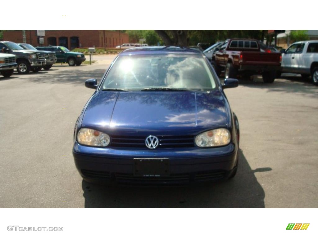 2004 Golf GL 4 Door - Indigo Blue Metallic / Black photo #8