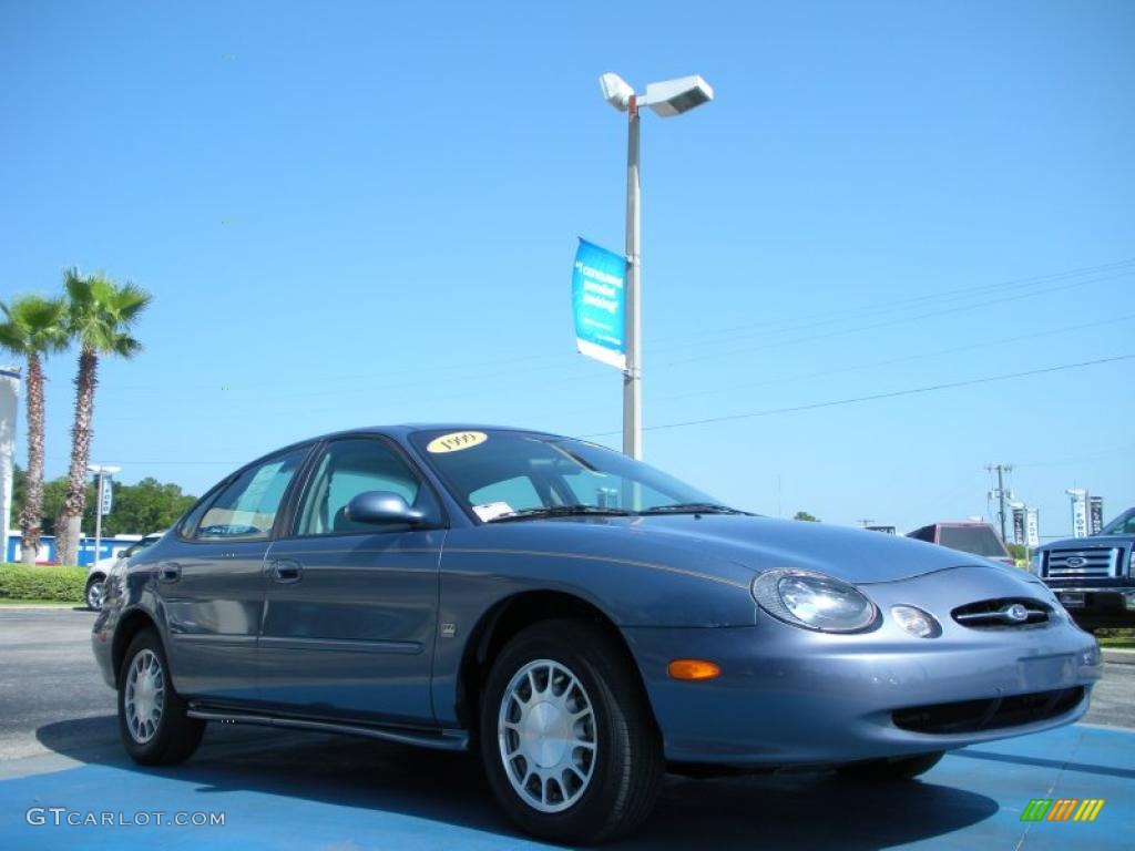 1999 Taurus SE - Graphite Blue Metallic / Medium Graphite photo #7