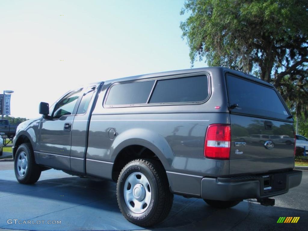 2006 F150 XL Regular Cab - Dark Shadow Grey Metallic / Medium Flint photo #3