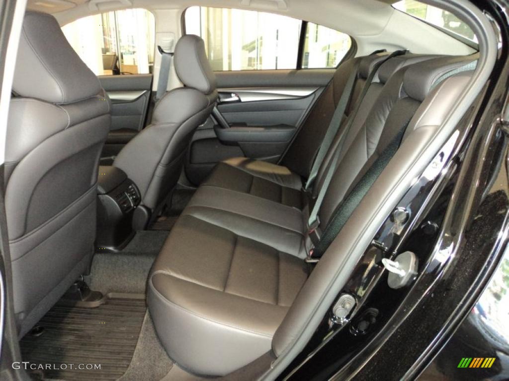 Ebony Interior 2012 Acura TL 3.5 Technology Photo #48868623