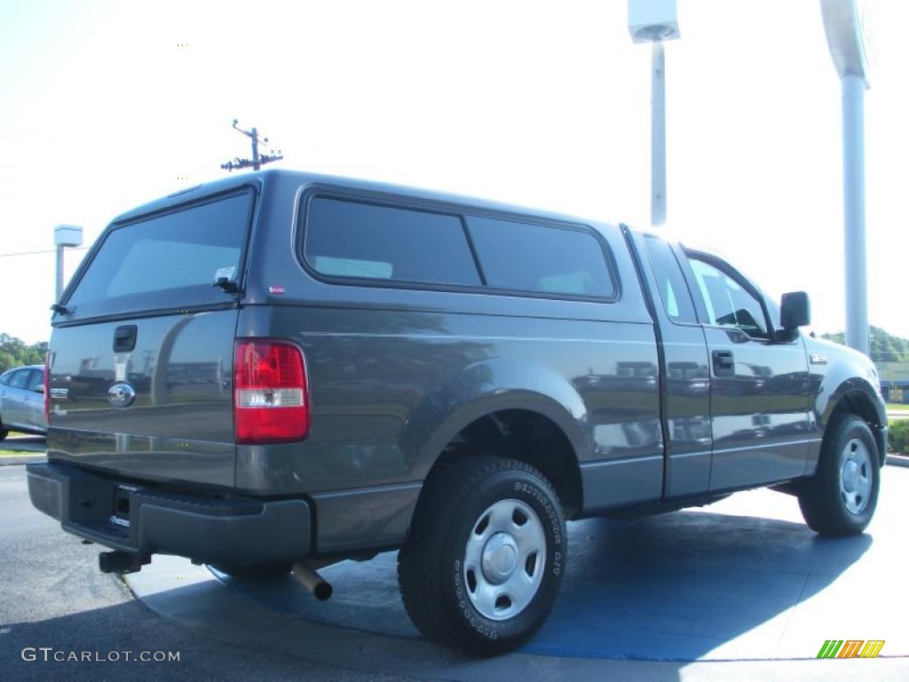 2006 F150 XL Regular Cab - Dark Shadow Grey Metallic / Medium Flint photo #5