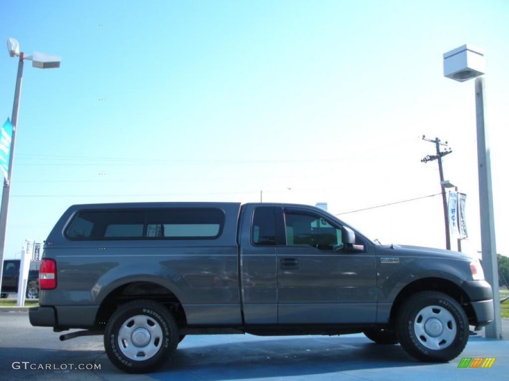 2006 F150 XL Regular Cab - Dark Shadow Grey Metallic / Medium Flint photo #6