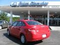 2008 Vermillion Red Ford Focus S Sedan  photo #7