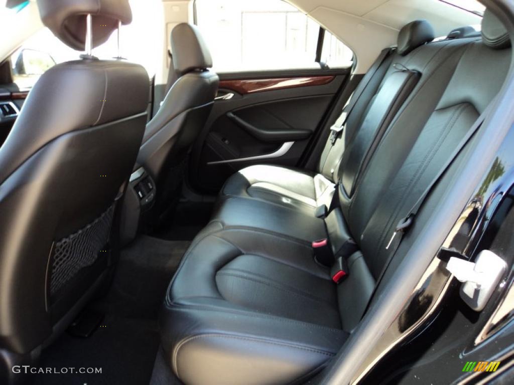 Ebony Interior 2008 Cadillac CTS Sedan Photo #48869499
