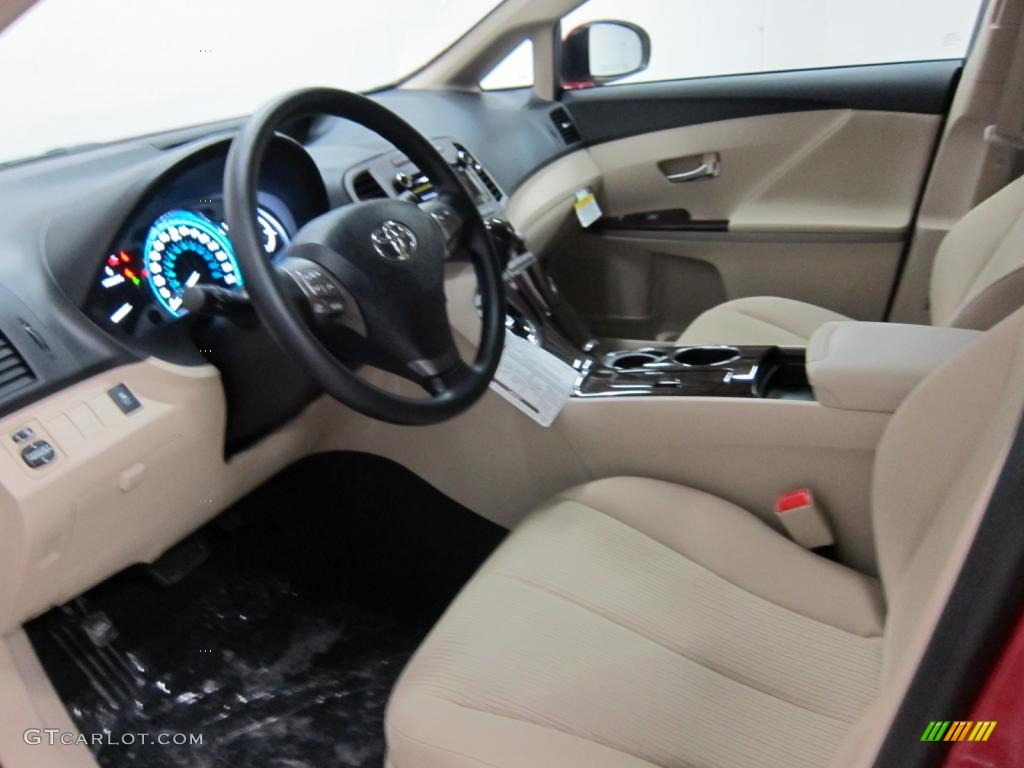 Ivory Interior 2011 Toyota Venza I4 AWD Photo #48870804