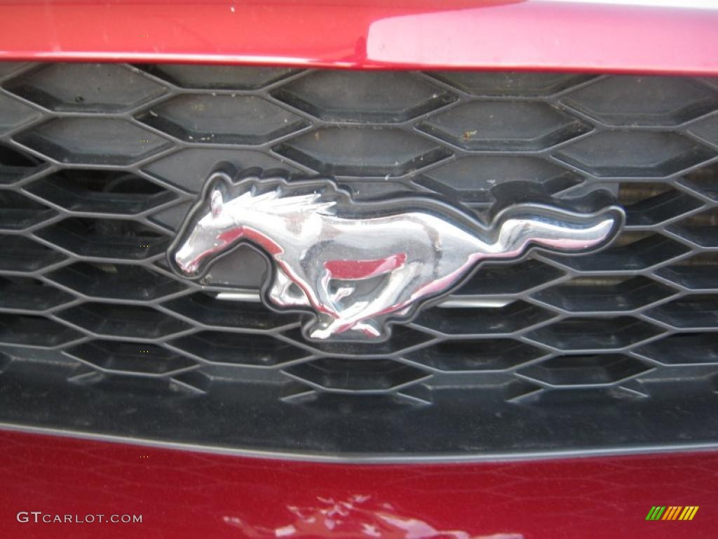 2007 Mustang GT Premium Coupe - Redfire Metallic / Medium Parchment photo #23