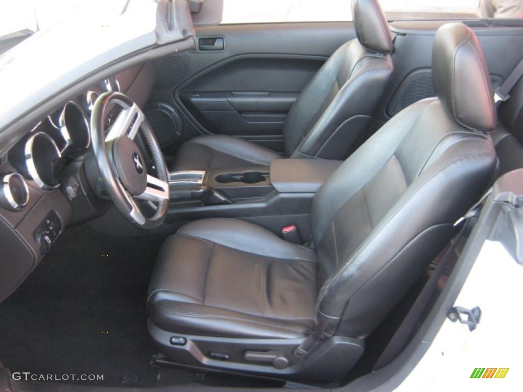 Dark Charcoal Interior 2006 Ford Mustang V6 Premium Convertible Photo #48871272