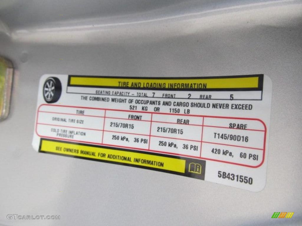 2005 Town & Country LX - Bright Silver Metallic / Medium Slate Gray photo #18